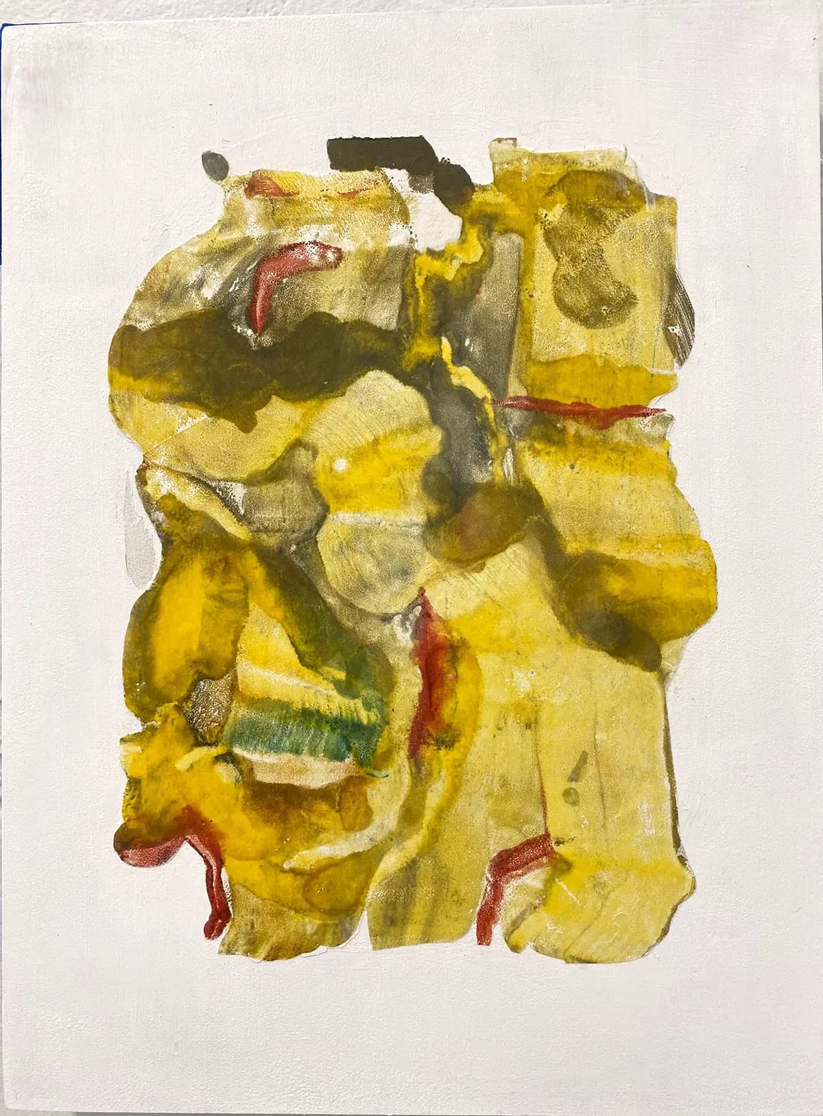 Bloom — Encaustic on board · 12" × 8"