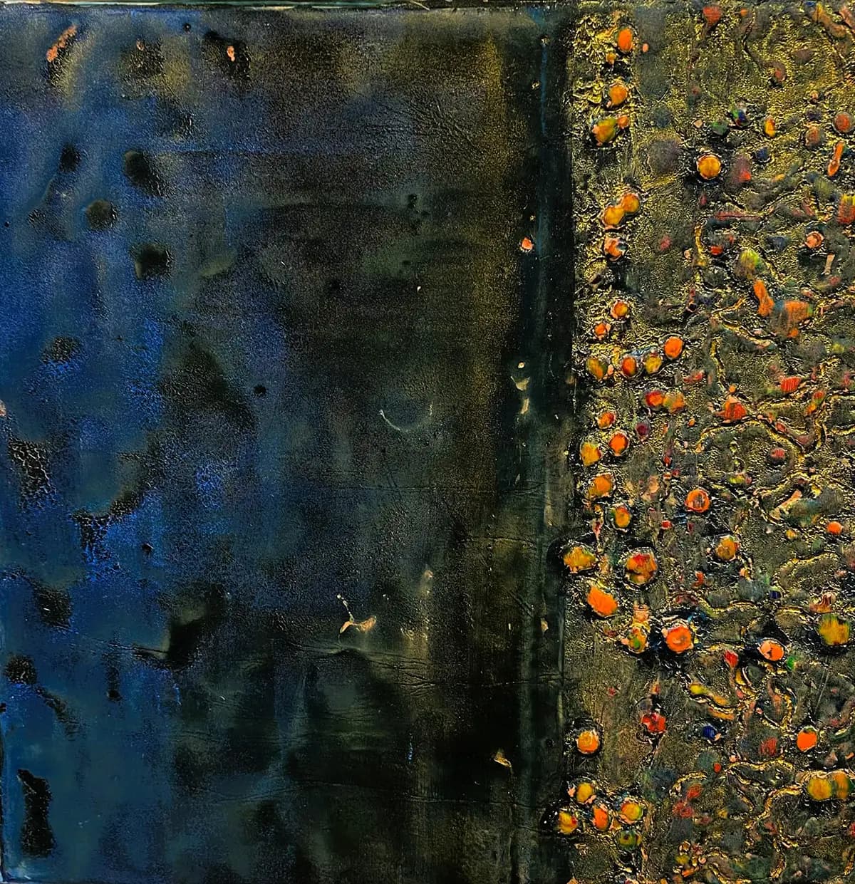 Transformed — Encaustic on panel · 8" × 8"